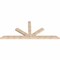 Ekena Millwork Saratoga Smooth Timber Gable Bracket, Douglas Fir, 108"W x 45"H x 3 1/2"D x 5 1/2"F, 10/12 Pitch GBW108X45X0406SAR00SDF - alternate 5